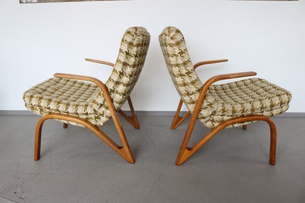 Armchairs by Paul Bode for Federholz-Gesellschaft OHG, 1950s, Set of 2-FUP-1326038