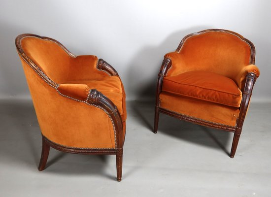 Armchairs by Paul Follot, 1920s, Set of 2-WSV-1770422