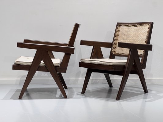 Armchairs by Pierre Jeanneret, 1956, Set of 2-DLN-1780631