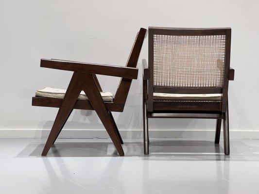 Armchairs by Pierre Jeanneret, 1956, Set of 2-DLN-1780631