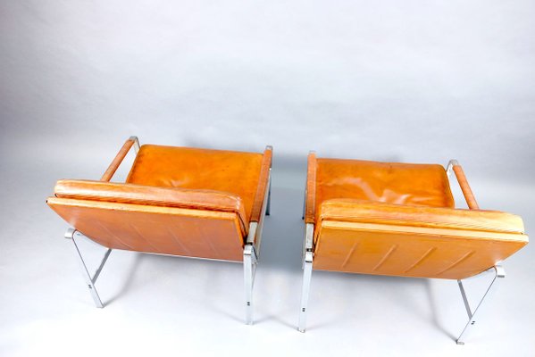 Armchairs by Preben Fabricius & Jørgen Kastholm for Kill International, 1960s, Set of 2-CIP-853496