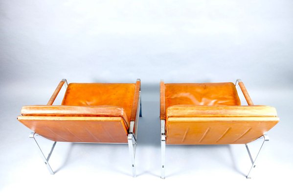 Armchairs by Preben Fabricius & Jørgen Kastholm for Kill International, 1960s, Set of 2-CIP-853496