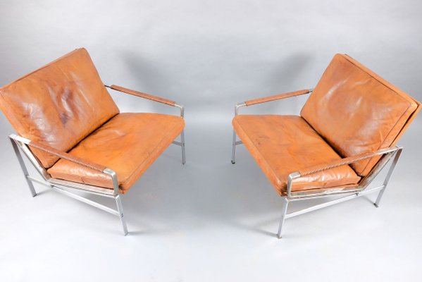 Armchairs by Preben Fabricius & Jørgen Kastholm for Kill International, 1960s, Set of 2-CIP-853496