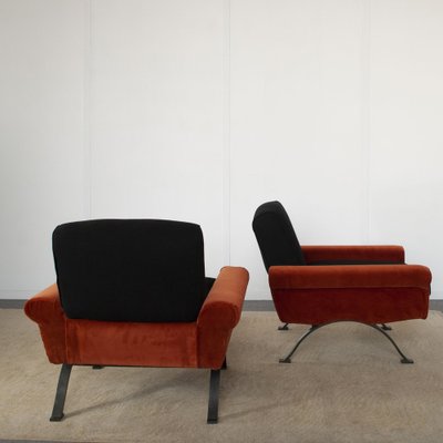 Armchairs by Sergio Saporiti for Saporiti Besnate Italia Brothers, 1960s, Set of 2-JQO-1732298