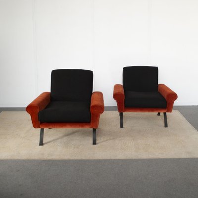 Armchairs by Sergio Saporiti for Saporiti Besnate Italia Brothers, 1960s, Set of 2-JQO-1732298