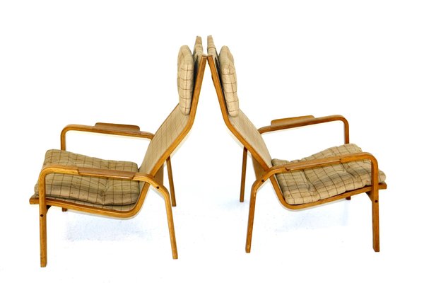 Armchairs by Yngve Ekström for Swedese, Sweden, 1960s, Set of 2-GEK-1090002