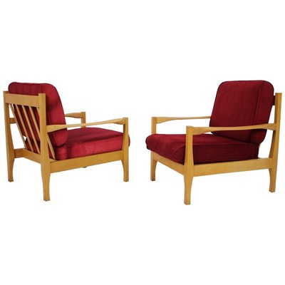 Armchairs, Czechoslovakia, 1970s, Set of 2-TZ-844108