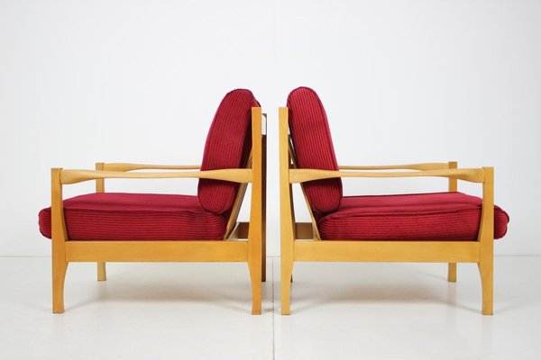 Armchairs, Czechoslovakia, 1970s, Set of 2-TZ-844108