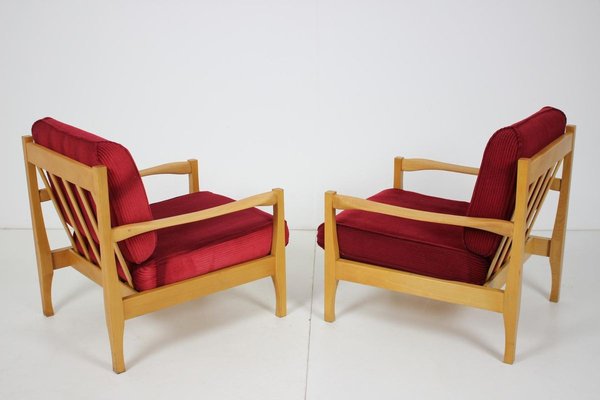 Armchairs, Czechoslovakia, 1970s, Set of 2-TZ-844108