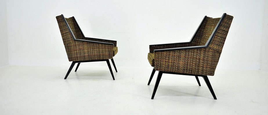 Armchairs, Former Czechoslovakia, 1950s, Set of 2-TZ-1791908