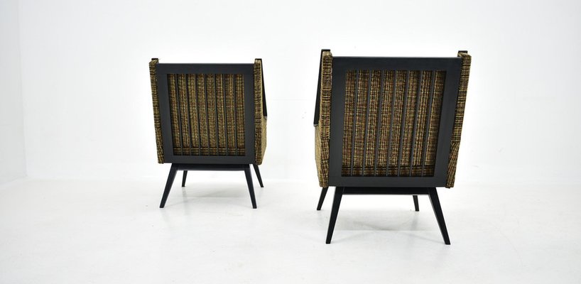 Armchairs, Former Czechoslovakia, 1950s, Set of 2-TZ-1791908