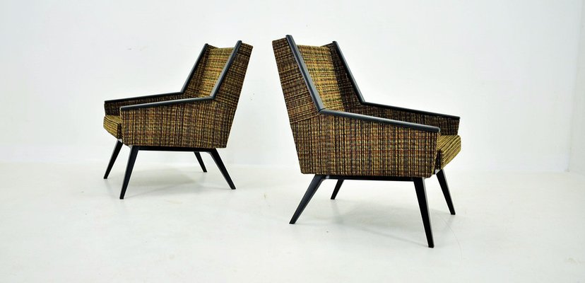 Armchairs, Former Czechoslovakia, 1950s, Set of 2-TZ-1791908