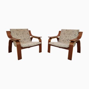 Armchairs from Drevopodnik Holesov, Set of 2-QJA-1083245