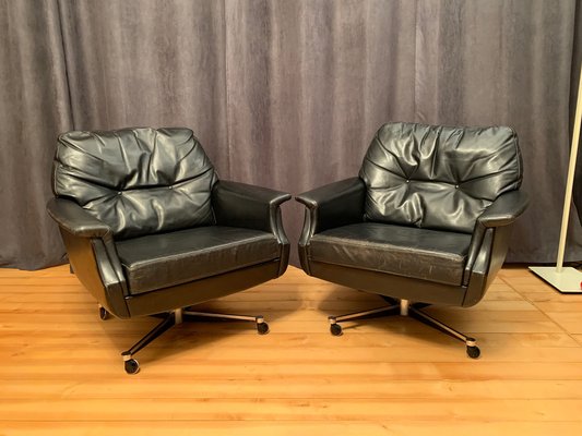 Armchairs from Möbel Mann, Germany, 1960s, Set of 2-VQM-1264242