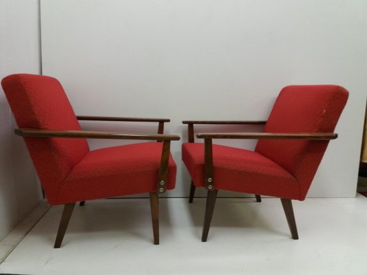 Armchairs from Ton, 1960s, Set of 2-TZ-920249