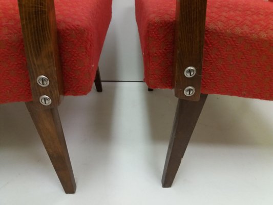 Armchairs from Ton, 1960s, Set of 2-TZ-920249