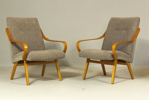 Armchairs from Ton, 1960s, Set of 2-CW-1757039