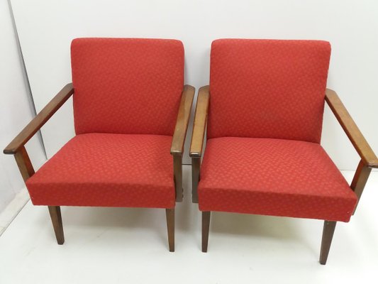 Armchairs from Ton, 1960s, Set of 2-TZ-920249