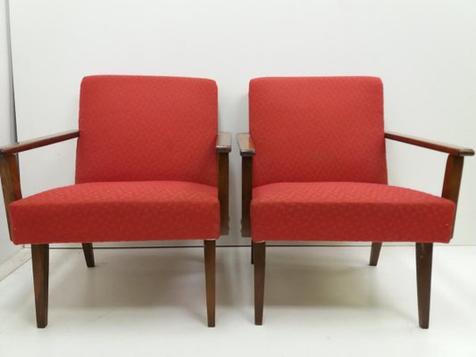 Armchairs from Ton, 1960s, Set of 2-TZ-920249