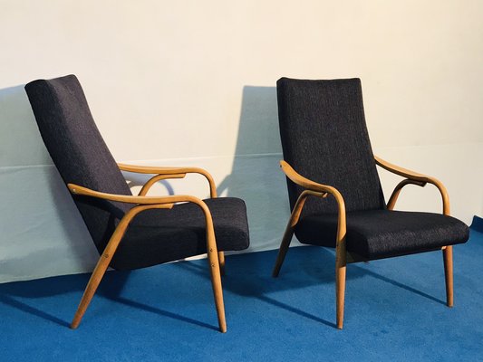 Armchairs from TON, 1960s, Set of 2-JXK-1160463