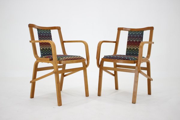 Armchairs from TON, Czechoslovakia, 1970s, Set of 2-TZ-1175501