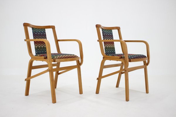 Armchairs from TON, Czechoslovakia, 1970s, Set of 2-TZ-1175501