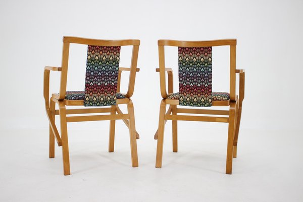 Armchairs from TON, Czechoslovakia, 1970s, Set of 2-TZ-1175501