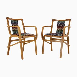 Armchairs from TON, Czechoslovakia, 1970s, Set of 2-TZ-1175501