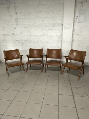 Armchairs from Vera, Italy, 1960s, Set of 4-JHL-1723982