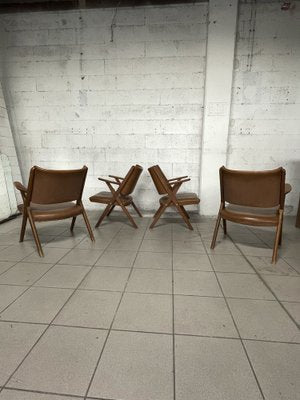 Armchairs from Vera, Italy, 1960s, Set of 4-JHL-1723982