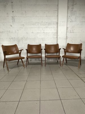 Armchairs from Vera, Italy, 1960s, Set of 4-JHL-1723982