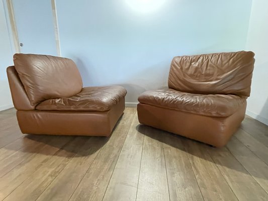 Armchairs in Leather from Ligne Roset, Set of 2-LA-1098576