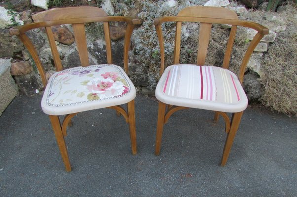 Armchairs in the Style of Baumann, 1950s, Set of 2-RDN-1365896