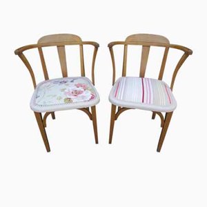 Armchairs in the Style of Baumann, 1950s, Set of 2-RDN-1365896