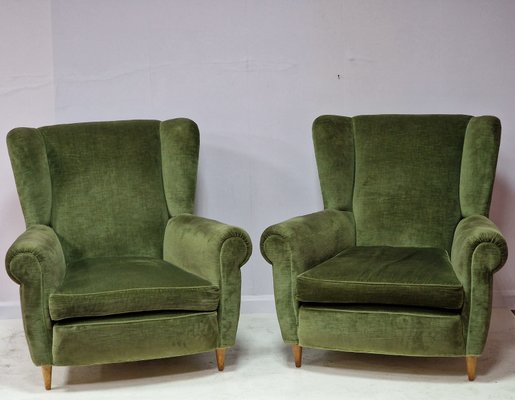 Armchairs in the style of Carlo Mantellassi, 1940s, Set of 2-RKF-2031542