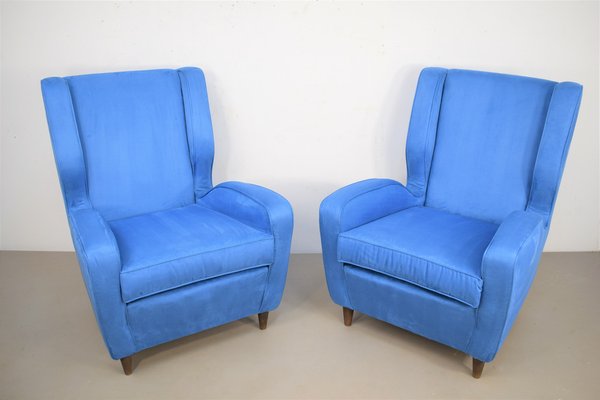 Armchairs in the Style of Melchiorre Bega, Italy, 1950s, Set of 2-AOL-1068877