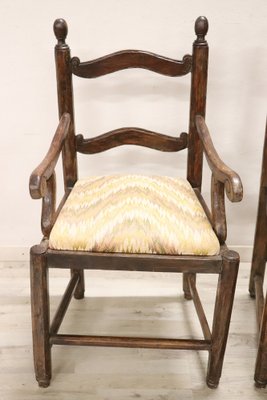 Armchairs in Walnut, 18th Century, Set of 2-DCO-1757162