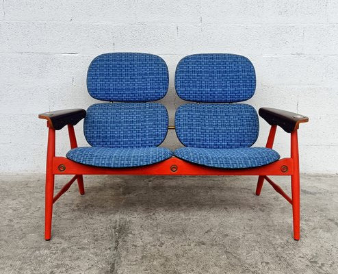 Armchairs, Sofa and Coffee Table by Marco Zanuso for Poltronova, 1960s, Set of 4-RNN-1056249