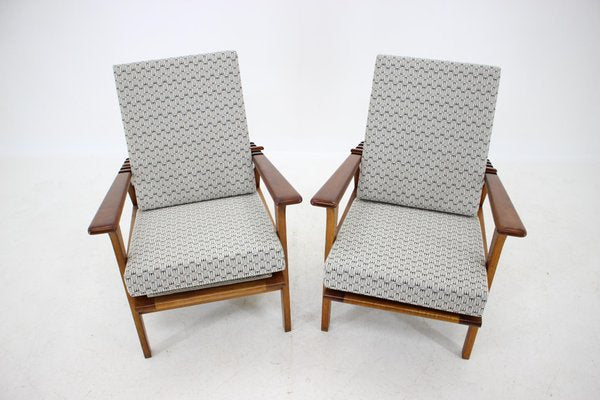 Armchairs & Stools by Antonin Heythum, Czechoslovakia, 1930s, Set of 4-TZ-659707