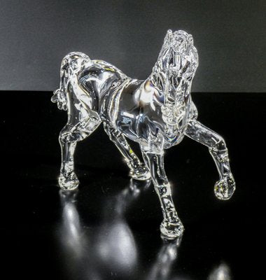 Arnaldo Zanella, Horse Sculpture, 1980s, Murano Glass-OJE-1805013