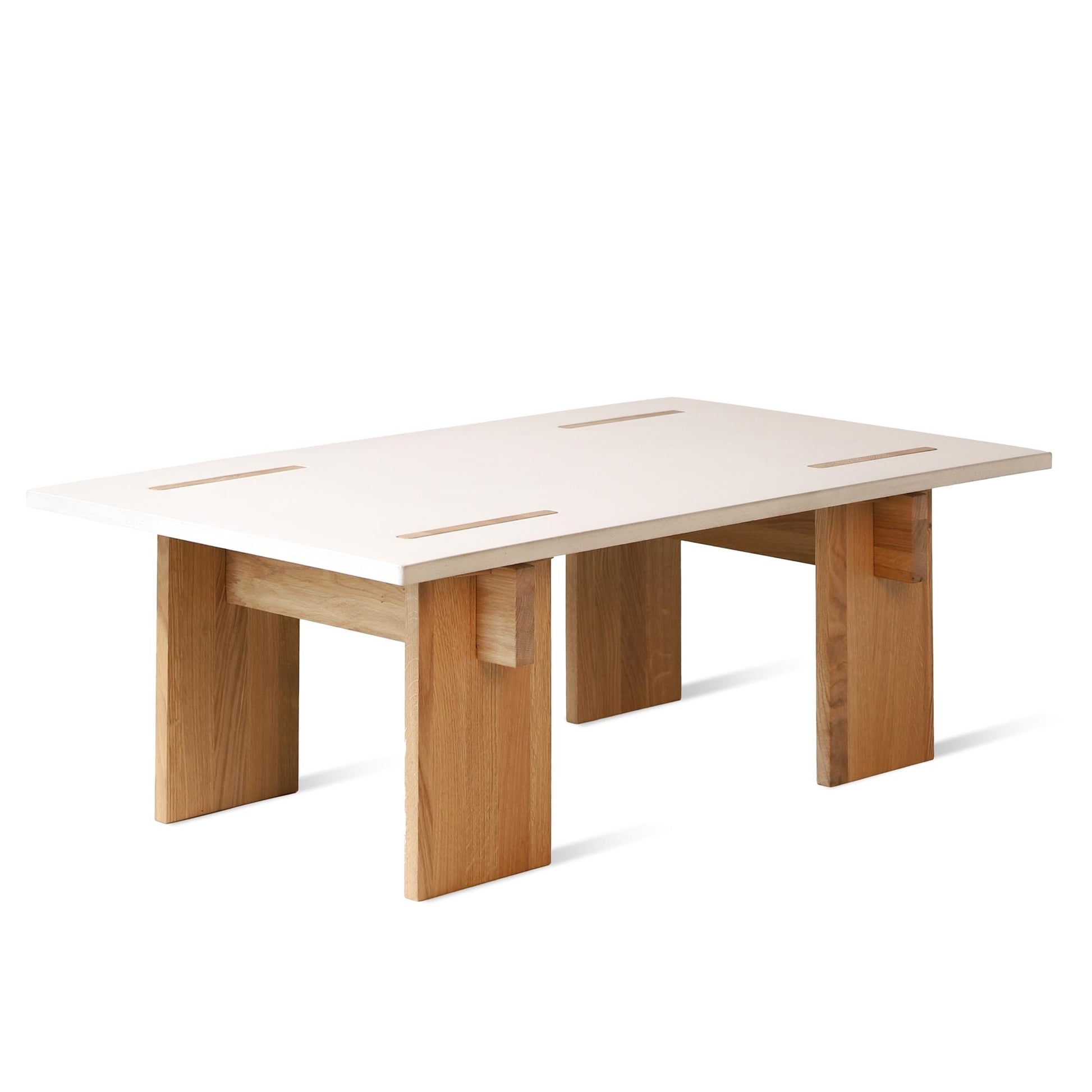 Arnold Coffee Table - Limited Edition by Eberhart #Concrete / Light oak