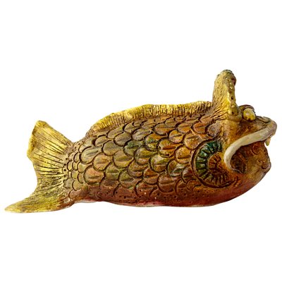 Art Ceramic Monster Fish by Tjen Tjauw-Soe, 1973-RY-694387