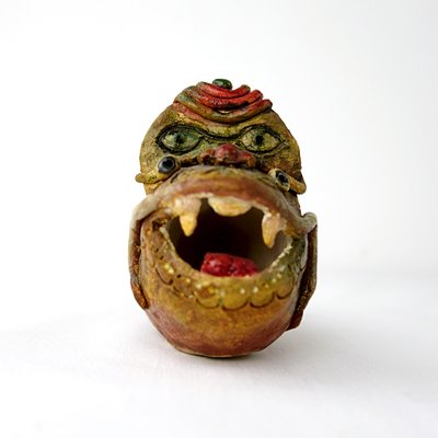 Art Ceramic Monster Fish by Tjen Tjauw-Soe, 1973-RY-694387