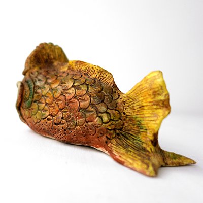 Art Ceramic Monster Fish by Tjen Tjauw-Soe, 1973-RY-694387