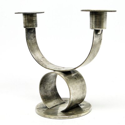 Art Deco 2-Armed Candleholder from WMf, Germany, 1930s-BKO-1419655