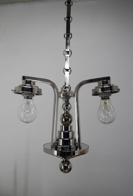 Art Deco 3-Arm Chandelier, 1920s-TZ-1062767