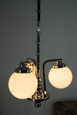 Art Deco 3-Arm Chandelier, 1920s-TZ-1062767