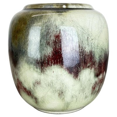 Art Deco Abstract Bauhaus Pottery Vase by WMF Ikora, Germany, 1930s-QZ-1149881