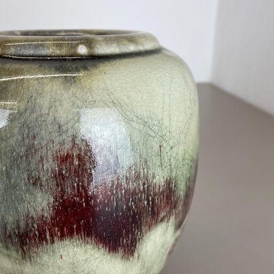 Art Deco Abstract Bauhaus Pottery Vase by WMF Ikora, Germany, 1930s-QZ-1149881