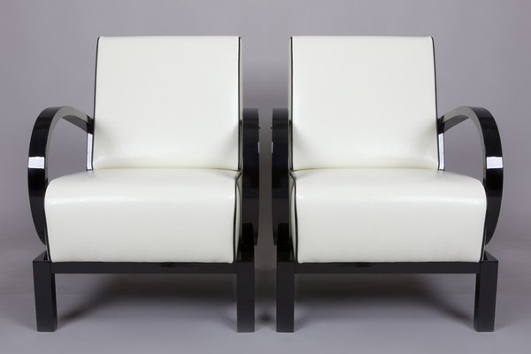 Art Deco Adjustable Armchairs attributed to Jindřich Halabala for Up Závody, Former Czechoslovakia, 1920s, Set of 2-WHY-1790685